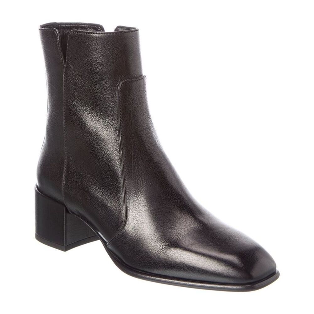 Jimmy Choo Eliot Ab 45 Leather Bootie, Black